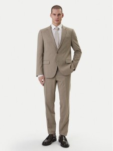 HUGO Garnitur Henry/Getlin232X 50557616 Beżowy Slim Fit