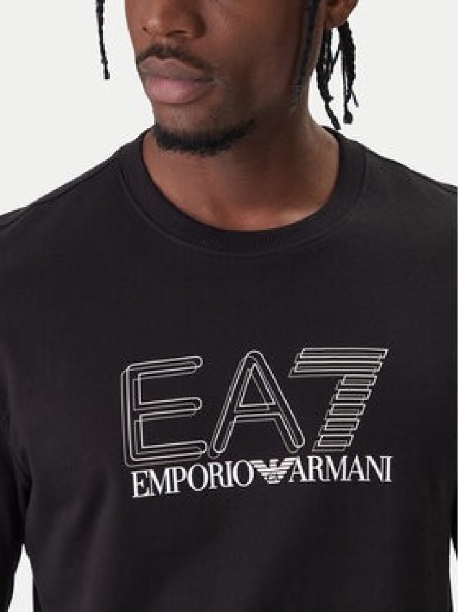 EA7 Emporio Armani Bluza 7M001312 AF13512 UC001 Czarny Regular Fit