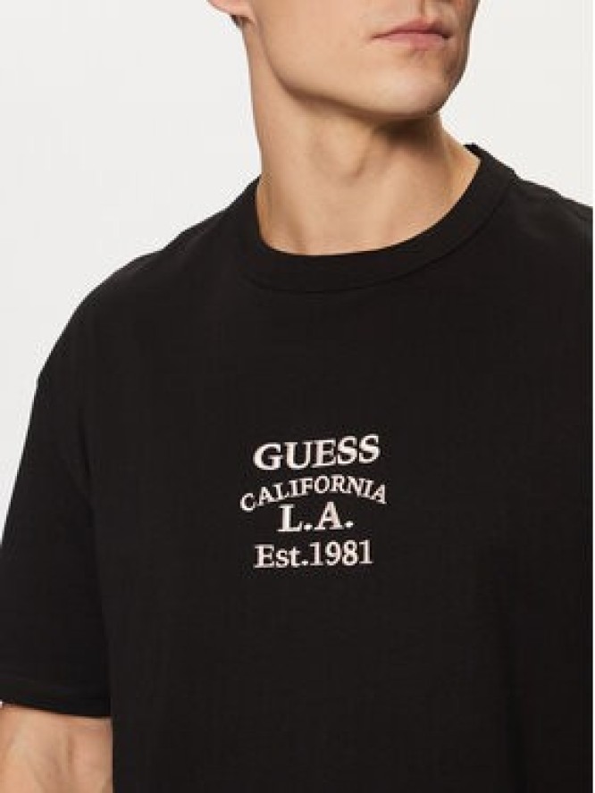 Guess T-Shirt M5RI35 K8FQ4 Czarny Oversize
