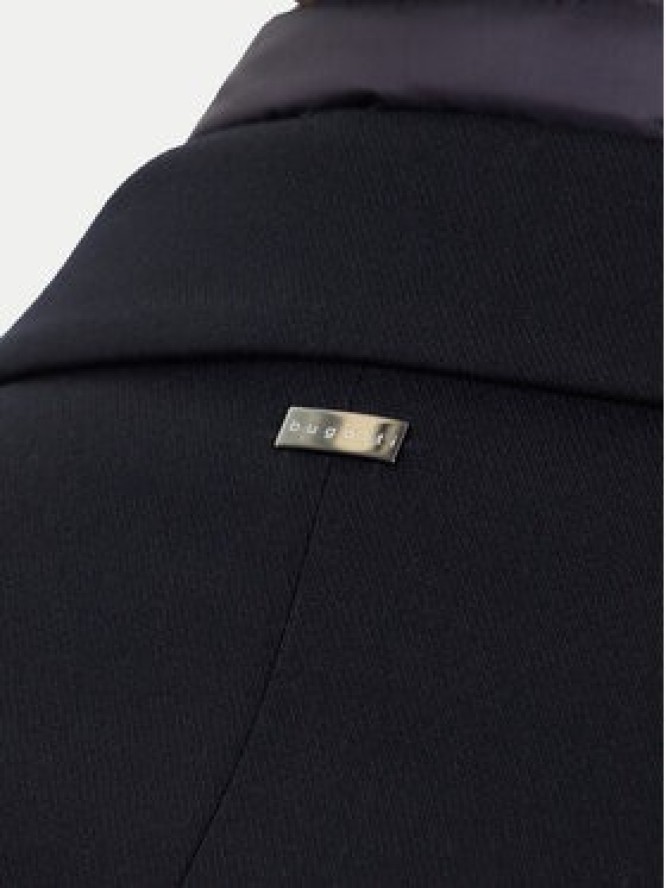 Bugatti Płaszcz wełniany 821628-84221 D Granatowy Regular Fit