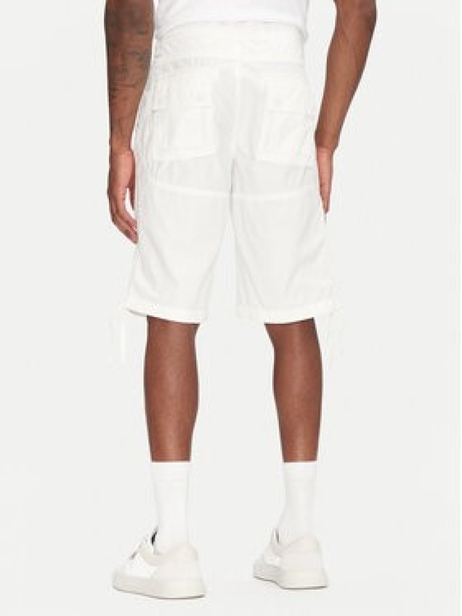 Aeronautica Militare Szorty materiałowe 251BE041CT1122 Biały Regular Fit