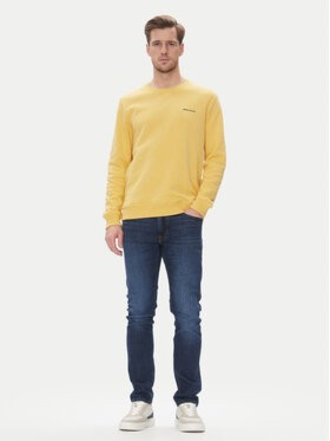 Pepe Jeans Bluza Damian PM582754 Żółty Regular Fit