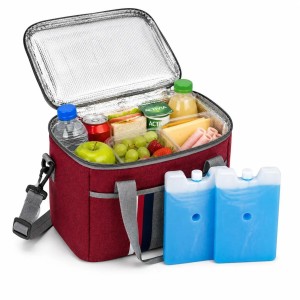Torba Termiczna 35x26x30 cm - XL Torba Chłodząca - Zawiera 2 Wkłady Chłodzące