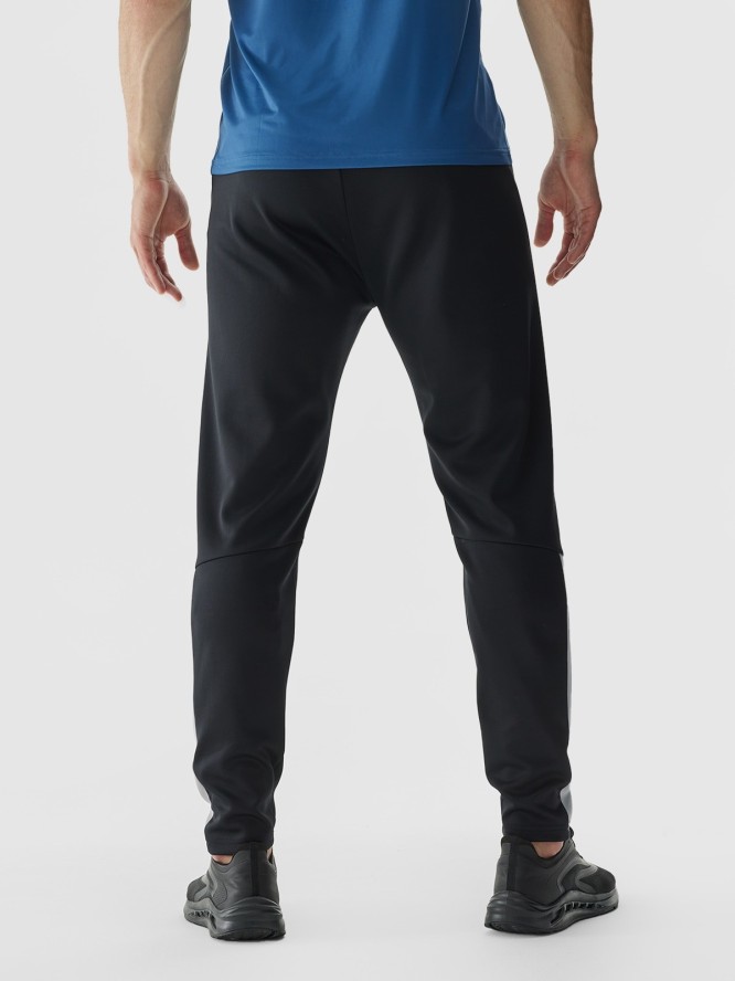 4F Spodnie treningowe szybkoschnące męskie - czarne 3XL