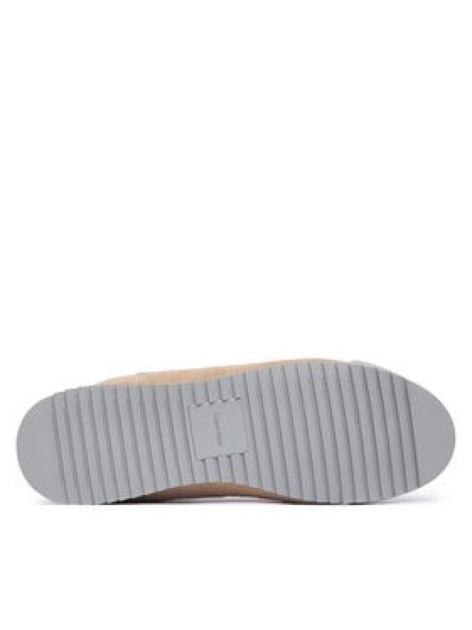 Calvin Klein Sneakersy Low Pro Runner Mix Mat HM0HM02208 Brązowy