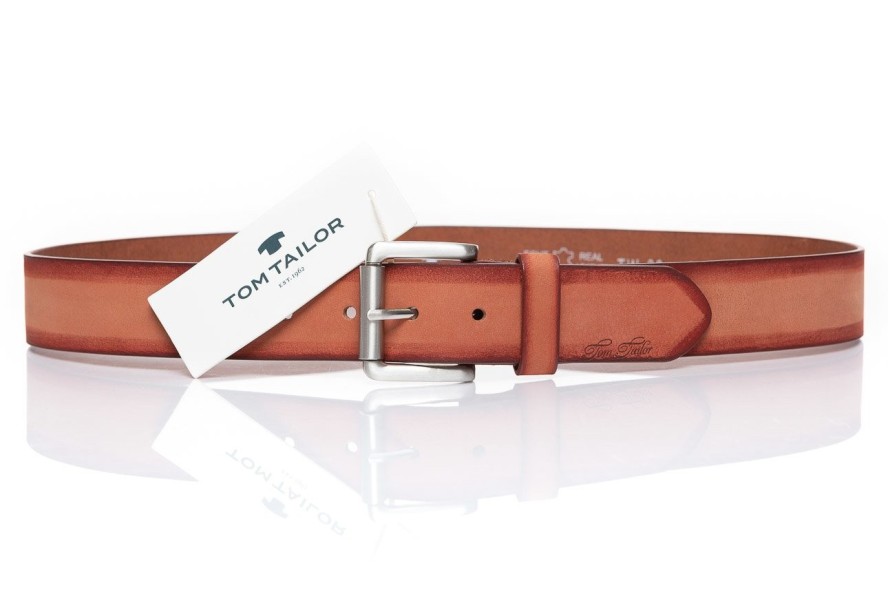 TOM TAILOR PASEK SKÓRZANY SOPO-TT376 351 40mm Ledergürtel RO2689