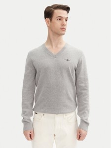 Aeronautica Militare Sweter 251MA1504L506 Szary Regular Fit
