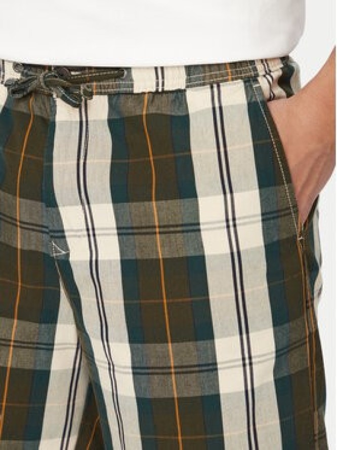 Barbour Szorty materiałowe MST0081TN51 Zielony Regular Fit