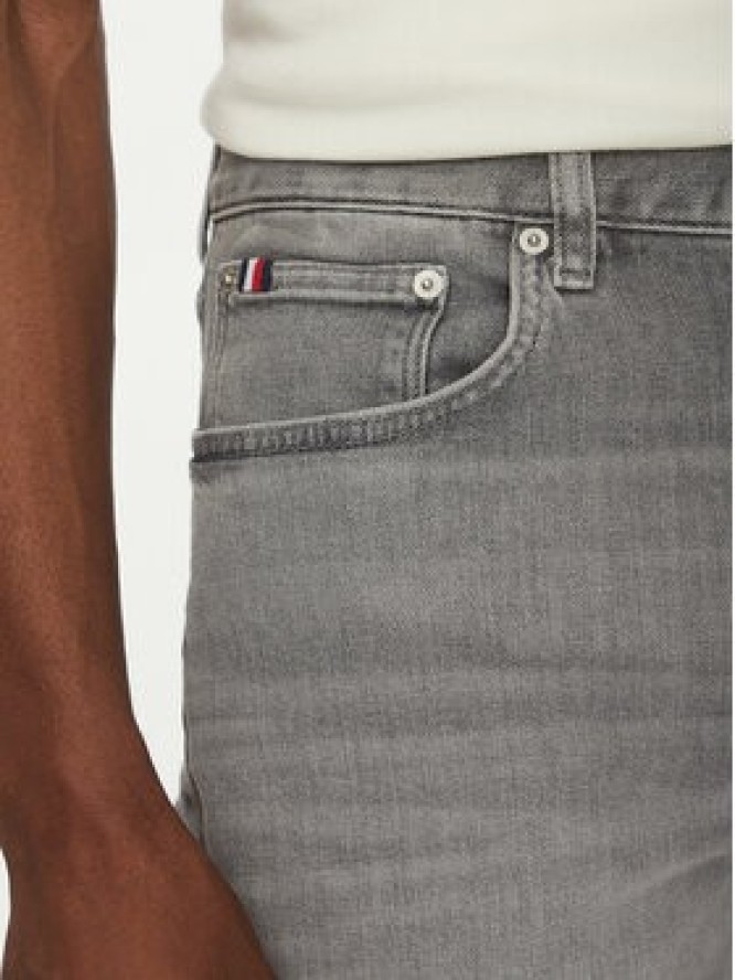 Tommy Hilfiger Szorty jeansowe Brooklyn MW0MW39222 Szary Slim Fit