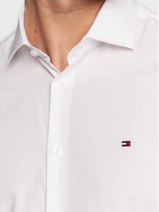 Tommy Hilfiger Koszula MW0MW25040 Biały Slim Fit