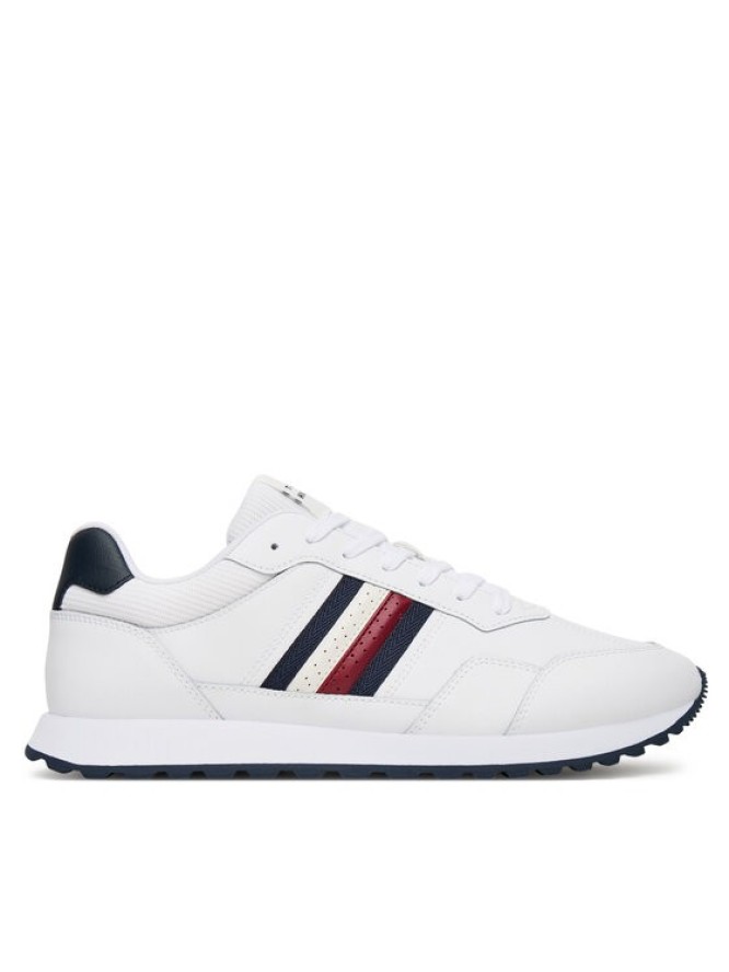 Tommy Hilfiger Sneakersy New Runner Eva Stripes FM0FM05637 Biały