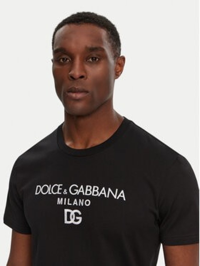Dolce&Gabbana T-Shirt G8PD7Z G7B9X Czarny Regular Fit