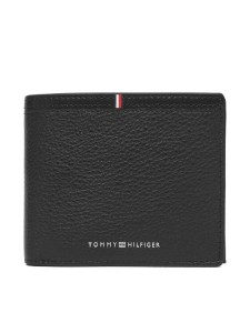 Tommy Hilfiger Portfel Th Corp Cc Flap And Coin AM0AM13969 Czarny