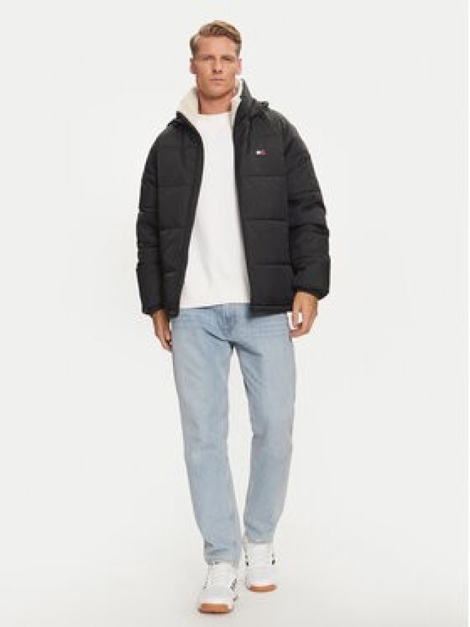 Tommy Jeans Kurtka zimowa DM0DM20003 Czarny Relaxed Fit