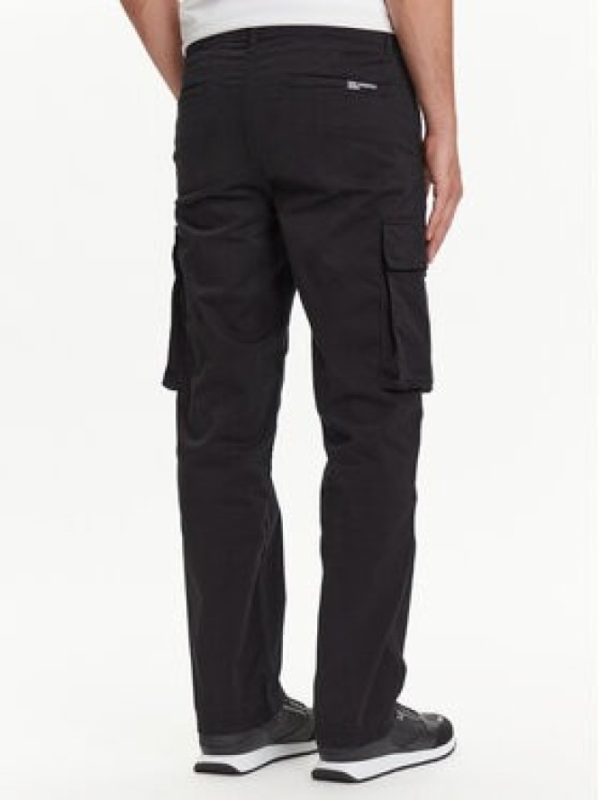 Karl Lagerfeld Jeans Spodnie materiałowe A3M10085 Czarny Regular Fit